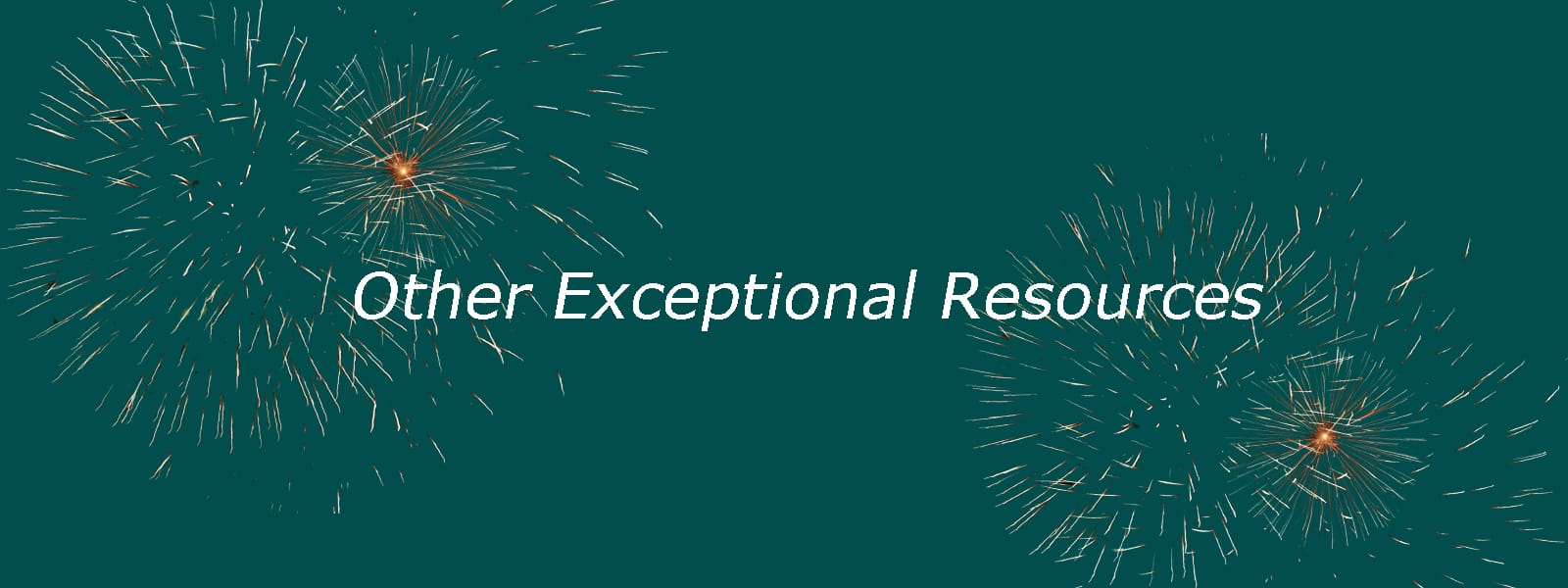 Other exceptional resources Other exceptional blog and podcast resources